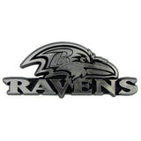 NFL Baltimore Ravens 3-D Auto Team Chrome Emblem Team ProMark