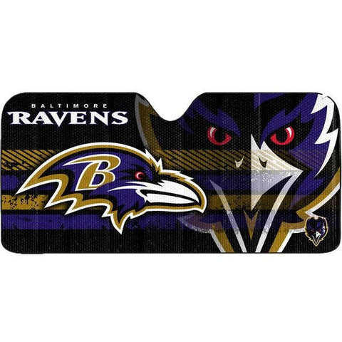 NFL Baltimore Ravens Automotive Sun Shade Universal Size by Team ProMark