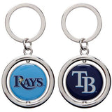 MLB Spinning Logo Key Ring Keychain Forever Collectibles Select Team to Left