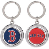 MLB Spinning Logo Key Ring Keychain Forever Collectibles Select Team to Left