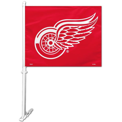 NHL Detroit Red Wings Logo Red Window Car Flag RICO or Fremont Die