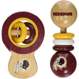 NFL Real Wood Baby Rattles (2-Pack) by MasterPieces Puzzle Co.