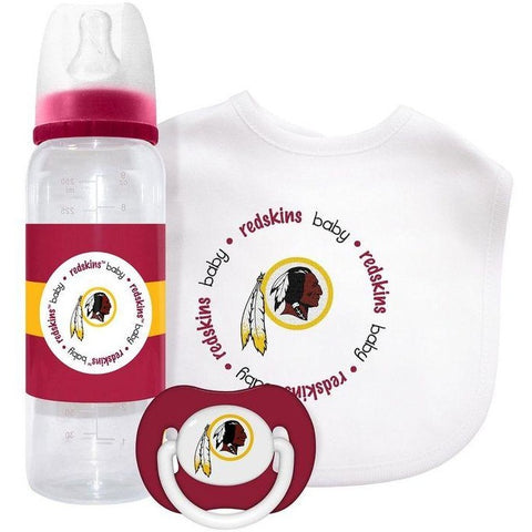 NFL Washington Redskins Gift Set Bottle Bib Pacifier by baby fanatic