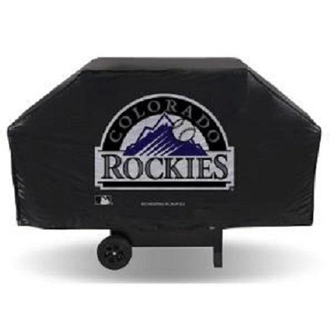 MLB Colorado Rockies 68 Inch Red Vinyl Economy Gas / Charcoal Grill Cover