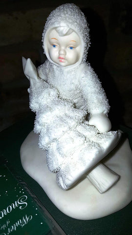 Dept 56 Snowbabies “I’ll Put Up The Tree” 6800-4