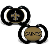 NFL Pacifiers Set of 2 Images Color Shield on Card by baby fanatic