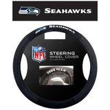 NFL POLY-SUEDE MESH STEERING WHEEL COVER SEATTLE SEAHAWKS
