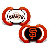 MLB Pacifiers Set of 2 Images Color Shield on Card by baby fanatic