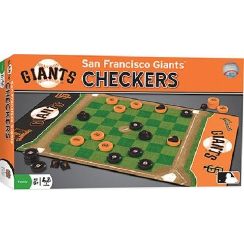 MLB San Francisco Giants Checkers Game by Masterpieces Puzzles Co.