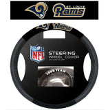 NFL ST. Louis Rams Poly-Suede on Mesh Steering Wheel Cover by Fremont Die
