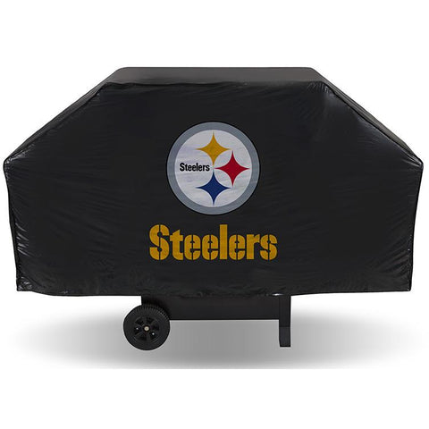 NFL Pittsburgh Steelers 68 Inch Vinyl Economy Gas / Charcoal Grill Cover