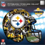 NFL Helmet Shaped 500 pc Jigsaw Puzzle by Masterpieces Puzzles Co