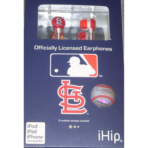 MLB Team Logo Earphones St Louis Cardinals By iHip