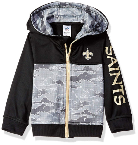 NFL New Orleans Saints Boys Black Hooded Jacket 4T by Gerber