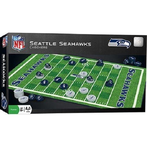 NFL Seattle Seahawks Checkers Game by Masterpieces Puzzles Co.