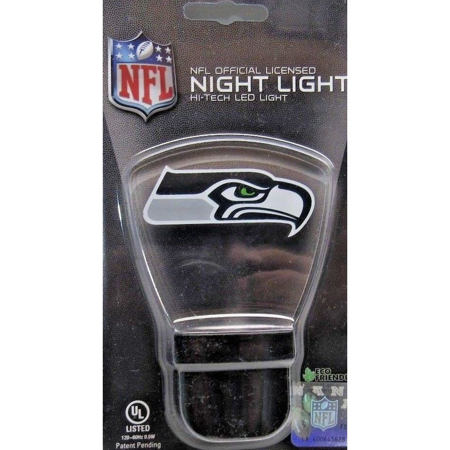 NFL Hi-Tech LED Night Light Made by Authentic Street Signs
