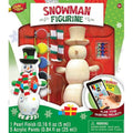 MasterPieces Works of Ahhh... Snowman Figurine Large Wood Paint Kit 21426