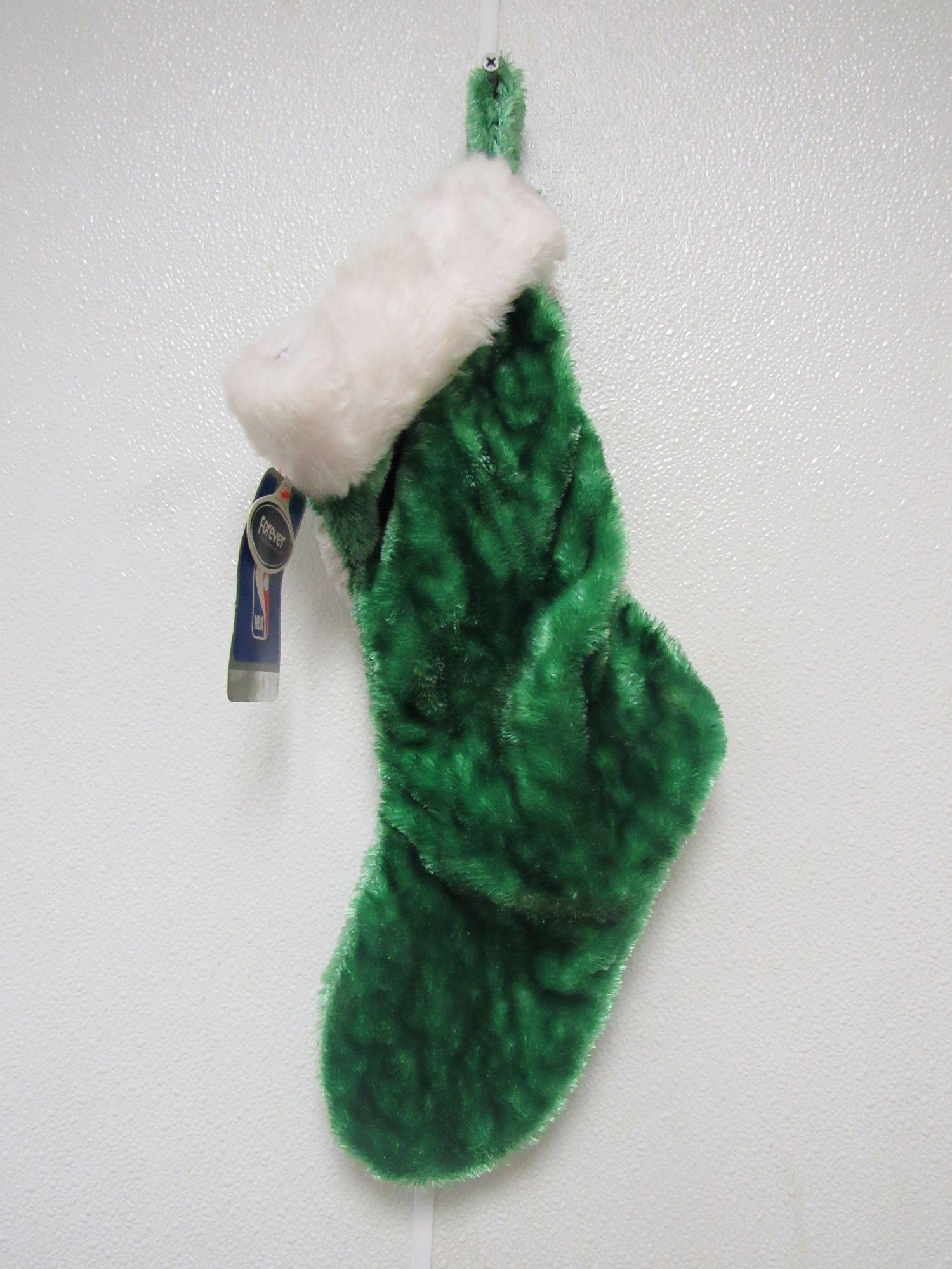 Boston Celtics 2008 NBA Champions Embroidered 18″ Fuzzy Christmas Stocking