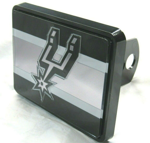 NBA San Antonio Spurs Laser Cut Trailer Hitch Cap Cover Universal Fit WinCraft