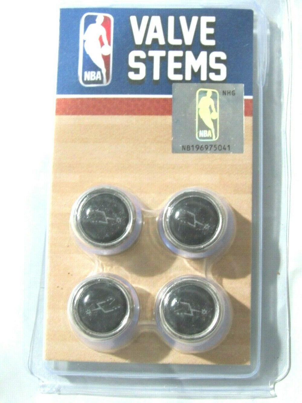 NBA San Antonio Spurs Chrome Tire Valve Stem Caps by WinCraft