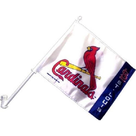 MLB Logo St. Louis Cardinals Window Car Flag RICO or Fremont Die