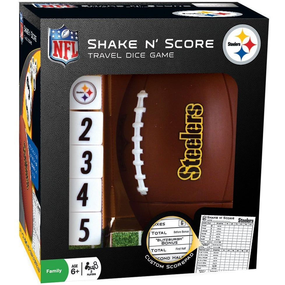 NFL Team Logo on Shake 'n Score Game by Masterpieces Puzzle Co.