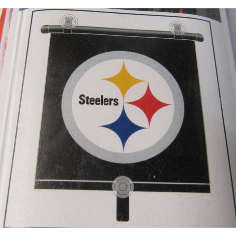 NFL Pittsburgh Steelers Automotive Window Sun Shade 14" x 18" by Topperscot