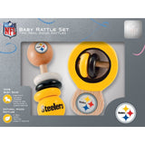 NFL Real Wood Baby Rattles (2-Pack) by MasterPieces Puzzle Co.