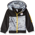 NFL Pittsburgh Steelers Boys Black Hooded Jacket 4T by Gerber
