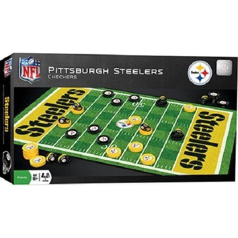 NFL Pittsburgh Steelers Checkers Game by Masterpieces Puzzles Co.