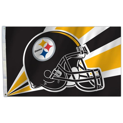 NFL 3' x 5' Team Helmet Flag Pittsburgh Steelers by Fremont Die