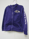 NFL Baltimore Ravens Team Logo Boys Purple Hooded Jacket 3T by Gerber