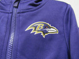 NFL Baltimore Ravens Team Logo Boys Purple Hooded Jacket 3T by Gerber