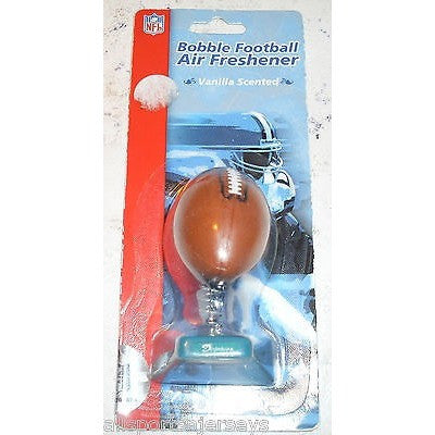 NFL NIP BOBBLE FOOTBALL VANILLA AIR FRESHENER - MIAMI DOLPHINS