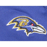 NFL No Slip Utility Work Gloves Baltimore Ravens Purple w/Black Palm