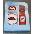 NCAA Arkansas Razorbacks Gift Set Bottle Bib Pacifier by baby fanatic