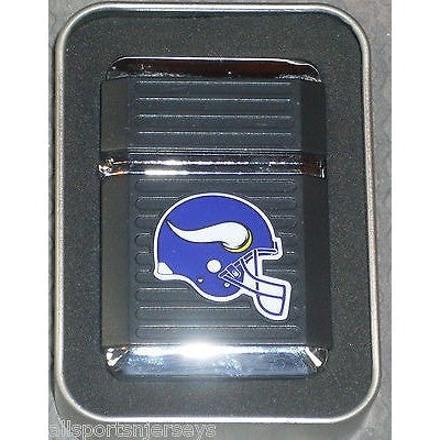NFL Minnesota Vikings Refillable Butane Lighter w/Gift Box by FSO