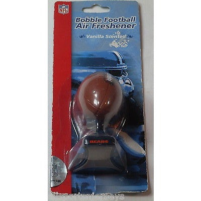 NFL NIP BOBBLE FOOTBALL VANILLA AIR FRESHENER - CHICAGO BEARS