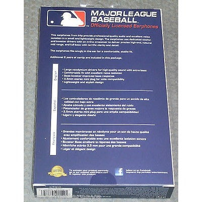 MLB Team Logo Earphones Atlanta Braves By iHip