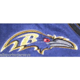 NFL Baltimore Ravens Stripe Stripe Logo Dot Sole Slippers Size XL by FOCO