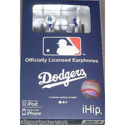 MLB Team Logo Earphones Los Angeles Dodgers By iHip
