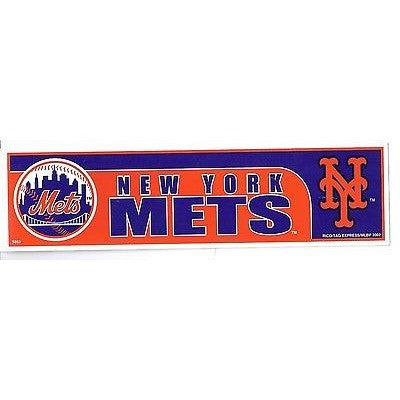 MLB New York Mets Bumper Sticker 11" X 3" by Rico Industries