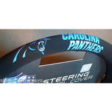 NFL Carolina Panthers Poly-Suede on Mesh Steering Wheel Cover by Fremont Die