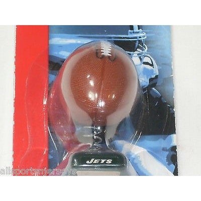 NFL NIP BOBBLE FOOTBALL VANILLA AIR FRESHENER - NEW YORK JETS
