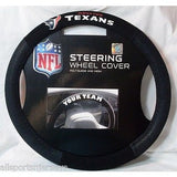NFL Houston Texans Poly-Suede on Mesh Steering Wheel Cover by Fremont Die