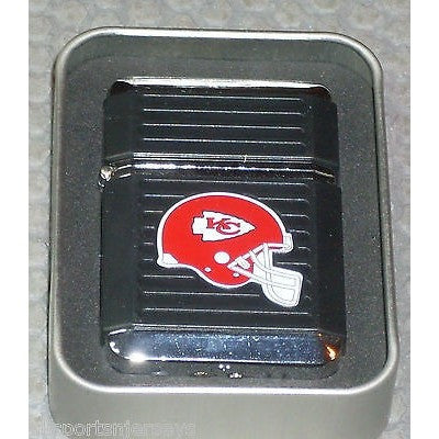 NFL Kansas City Chiefs Refillable Butane Lighter w/Gift Box by FSO