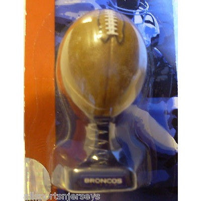 NFL NIP BOBBLE FOOTBALL VANILLA AIR FRESHENER - DENVER BRONCOS