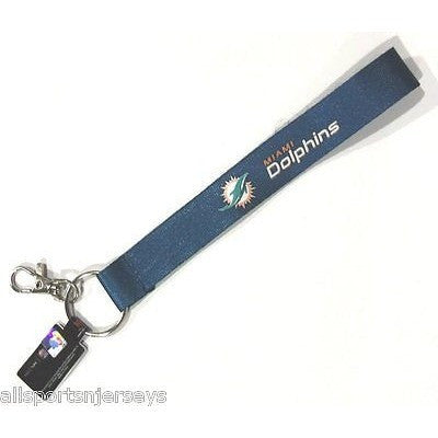 NFL Miami Dolphins Wristlet Keychain Lanyard AMINCO