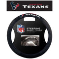 NFL Houston Texans Poly-Suede on Mesh Steering Wheel Cover by Fremont Die