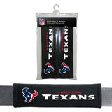 NFL Houston Texans Velour Seat Belt Pads 2 Pack by Fremont Die